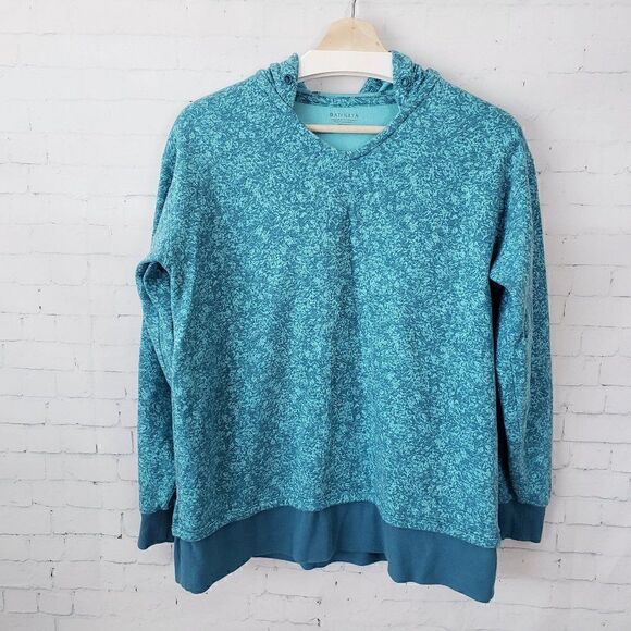 Athleta Sundown Alliance Hoodie Sweatshirt Oversized XS Teal Green Longer Length - Picture 2 of 8